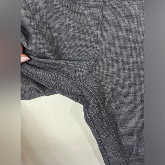 Lululemon Align Pant II 25" Mini Heathered Herringbone Black and White - Picture 6 of 11